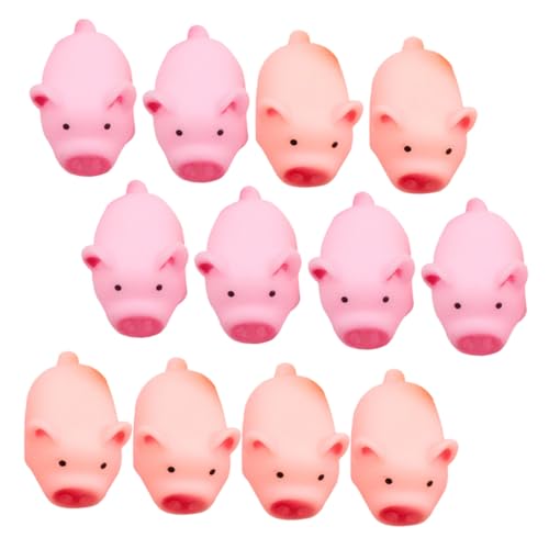 GARIOUANS 20 Stück Teiliges Quetschspielzeug Schweinchen Langlebig Elastisch Lustig Geformt Stressabbau und Druckentlastung für Party Goodie Bags und Klassenraumpreise von GARIOUANS