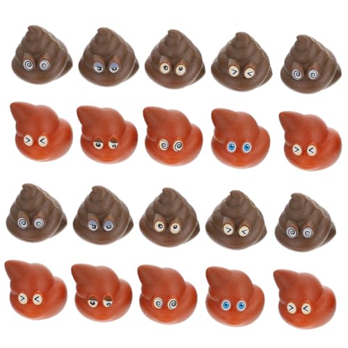 GARIOUANS 20 Stück Teiliges Realistische Fake Poop Spielzeuge für Lustige Streichartikel für Partys Halloween und Aprilscherze Sicher und Langlebig für Familien und Freundesaktivitäten GARIOUANS 20 Stück Teiliges Realistische Fake Poop Spielzeuge für Lustige Streichartikel für Partys Halloween und Aprilscherze Sicher und Langlebig für Familien und Freundesaktivitäten von GARIOUANS