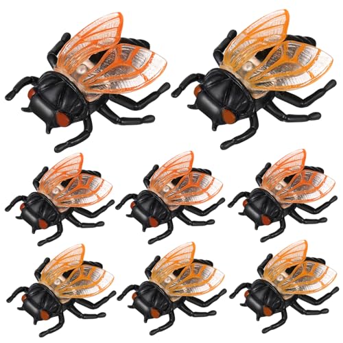 GARIOUANS 20 Stück Teiliges Realistische Zikaden Figuren Dekoration Handgefertigte Miniatur Ornamente für Blumentöpfe und für Sammler Natürliche Farbgestaltung GARIOUANS 20 Stück Teiliges Realistische Zikaden Figuren Dekoration Handgefertigte Miniatur Ornamente für Blumentöpfe und für Sammler Natürliche Farbgestaltung von GARIOUANS