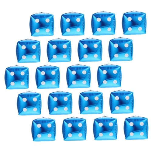 GARIOUANS 20 Stück Würfel Folienballons Würfelförmig Glänzend Blau Würfelparty Deko Erwachsene Themenparty Spielabend Deko Wiederverwendbar GARIOUANS 20 Stück Würfel Folienballons Würfelförmig Glänzend Blau Würfelparty Deko Erwachsene Themenparty Spielabend Deko Wiederverwendbar von GARIOUANS