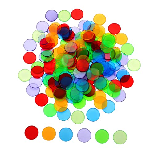 GARIOUANS 200 Stück Teiliges Bunte Kunststoff Bingo Spielsteine Runde Lernchips für Robust und Sicher für Zählen Sortieren Addieren und Subtrahieren bei Brettspielen und Lernaktivitäten GARIOUANS 200 Stück Teiliges Bunte Kunststoff Bingo Spielsteine Runde Lernchips für Robust und Sicher für Zählen Sortieren Addieren und Subtrahieren bei Brettspielen und Lernaktivitäten von GARIOUANS
