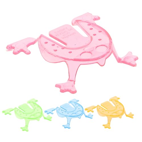 GARIOUANS 200 Stück Teiliges Mini Hüpfende Frösche aus Sicherem Kunststoff Fingerdrückspiel für Bunte Springfrösche als Lustiges Kinderspielzeug als Partygeschenk oder von GARIOUANS