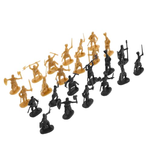 GARIOUANS 200Stücke Soldatenmodell Mittelalterliche Figuren aus Robustem Tischdekoration für Spielszene und Sammelobjekte Goldene Farbvariante GARIOUANS 200Stücke Soldatenmodell Mittelalterliche Figuren aus Robustem Tischdekoration für Spielszene und Sammelobjekte Goldene Farbvariante von GARIOUANS