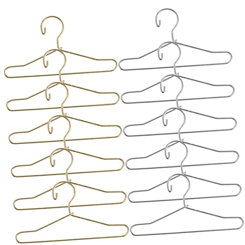 GARIOUANS 20Stücke Kleiderbügel für Puppen Metallbügel und Je zum Aufhängen von Puppenkleidung und Outfits für Puppenhäuser Langlebig GARIOUANS 20Stücke Kleiderbügel für Puppen Metallbügel und Je zum Aufhängen von Puppenkleidung und Outfits für Puppenhäuser Langlebig von GARIOUANS