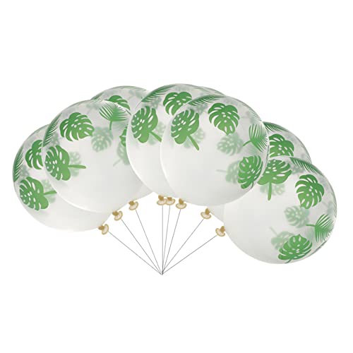 GARIOUANS 20Stücke Monstera Blattballons Dekoration Wiederverwendbare Ballonverzierungen Transparentes Blattdesign für Innen und Außendekoration Langlebige GARIOUANS 20Stücke Monstera Blattballons Dekoration Wiederverwendbare Ballonverzierungen Transparentes Blattdesign für Innen und Außendekoration Langlebige von GARIOUANS