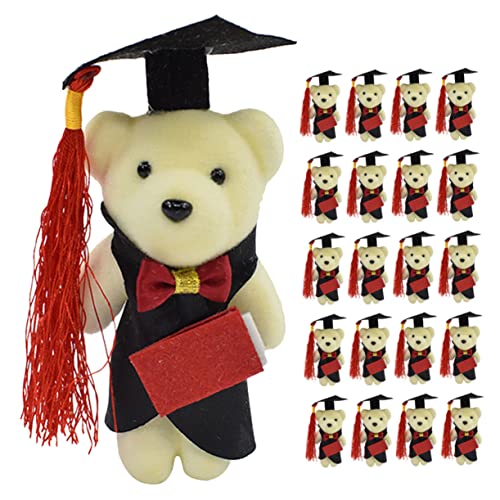 GARIOUANS 24 Stück Abschluss Geschenkset Plüschtiere Blumenstrauß Verpackung Kreative Dekoration für Abschlussfeier Vielseitig Einsetzbar für Schule und Feierlichkeiten von GARIOUANS