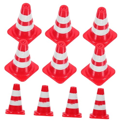 GARIOUANS 24stücke Mini Verkehrskegel Spielzeug Für Sandkasten-Dekoration Verkehrsmodell Und Lehrhilfe Für Verkehrswissen Interaktive Eltern-Spiele von GARIOUANS