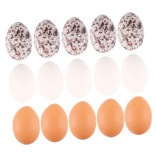 GARIOUANS 24 Stück Mini-Eier Mini-Basteleier Eierfarbe Miniatur-Eier für kinderspielzeug spielsachen Toys Miniatur-Ei- Essen vorgeben Harz von GARIOUANS