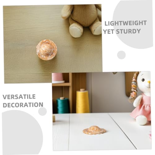 GARIOUANS 24 Stück Mini Handgewebte Kleine Strohhüte aus Natürlichem Material für Puppen DIY Bastelprojekte Sommerdekorationen Vielseitig und Atmungsaktiv GARIOUANS 24 Stück Mini Handgewebte Kleine Strohhüte aus Natürlichem Material für Puppen DIY Bastelprojekte Sommerdekorationen Vielseitig und Atmungsaktiv von GARIOUANS