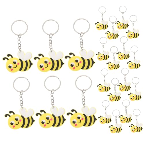 GARIOUANS 24 Stück Teiliges Biene Schlüsselanhänger aus Metall und Abs Leichte Cartoon Anhänger Kompakt und Robust als Partygeschenk und Schlüsselbefestigung für Bienenliebhaber GARIOUANS 24 Stück Teiliges Biene Schlüsselanhänger aus Metall und Abs Leichte Cartoon Anhänger Kompakt und Robust als Partygeschenk und Schlüsselbefestigung für Bienenliebhaber von GARIOUANS