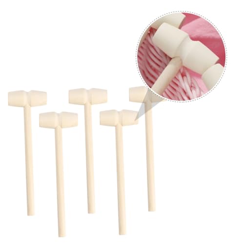 GARIOUANS 24 Stück Teiliges Holz Mini Hämmer Spielzeugset Poliert Fördert Feinmotorik und Geduld Langlebige Holzklopfer für Jungen und Mädchen Lernspielzeug von GARIOUANS