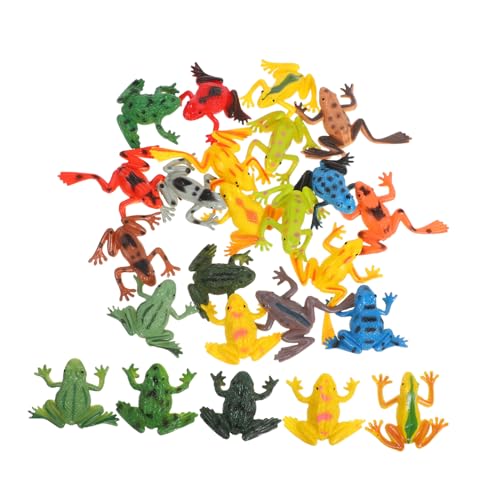 GARIOUANS 24 Stück Teiliges Kleine Kunststoff Froschfiguren Realistische Tiermodelle aus Langlebigem Vielseitige Deko für Garten Schreibtisch Lernspielzeug für Naturbeobachtung Party GARIOUANS 24 Stück Teiliges Kleine Kunststoff Froschfiguren Realistische Tiermodelle aus Langlebigem Vielseitige Deko für Garten Schreibtisch Lernspielzeug für Naturbeobachtung Party von GARIOUANS