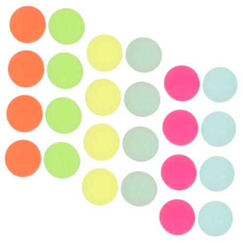GARIOUANS 24 Stück Teiliges Kleine Leuchtende Bouncy Balls aus Robustem Gummi Glühend im Dunkeln für Party dekoration und Spielspaß bei Nacht Farbige Elastische Sprungbälle Zufällige Farbe GARIOUANS 24 Stück Teiliges Kleine Leuchtende Bouncy Balls aus Robustem Gummi Glühend im Dunkeln für Party dekoration und Spielspaß bei Nacht Farbige Elastische Sprungbälle Zufällige Farbe von GARIOUANS