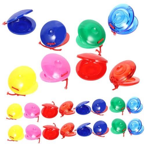 GARIOUANS 24 Stück Teiliges Percussion Bunte Kastagnetten aus Kindgerechtes Rhythmus Instrument Fördert Musikalische Früherziehung Geeignet für Mädchen und Jungen im Zufällige Farbe GARIOUANS 24 Stück Teiliges Percussion Bunte Kastagnetten aus Kindgerechtes Rhythmus Instrument Fördert Musikalische Früherziehung Geeignet für Mädchen und Jungen im Zufällige Farbe von GARIOUANS