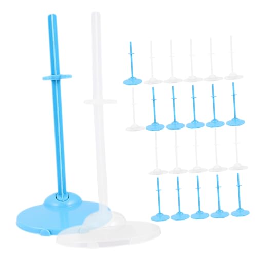 GARIOUANS 24 Stück Teiliges Puppenständer Transparent und Blau Stabile Figurenhalterung für Puppenhaus Zubehör Langlebige Doll Supports für Kleine Spielfiguren für Displays und Sammlungen GARIOUANS 24 Stück Teiliges Puppenständer Transparent und Blau Stabile Figurenhalterung für Puppenhaus Zubehör Langlebige Doll Supports für Kleine Spielfiguren für Displays und Sammlungen von GARIOUANS