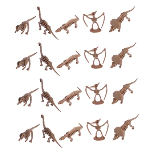 GARIOUANS 24 Stück Teiliges Sichere Kinderzimmer deko Realistische Mini Dinosaurier für Jungen und Mädchen Pädagogisches Randloses Altersgerecht Ab Jahren von GARIOUANS