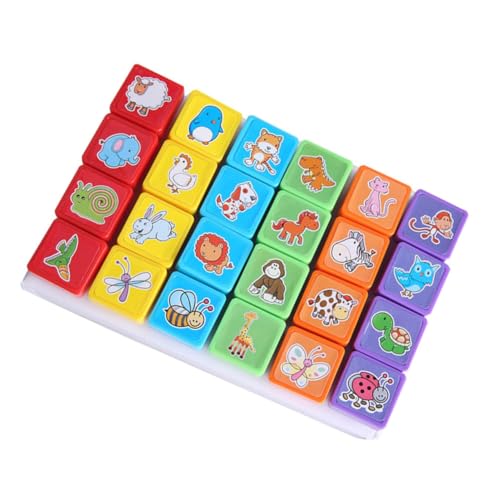 GARIOUANS 24 Stück Teiliges Stempelspielzeug aus Umweltfreundlichem Kunststoff Niedliche Tiermotive Geruchlos Langlebig und Praktisch für Kreatives Basteln GARIOUANS 24 Stück Teiliges Stempelspielzeug aus Umweltfreundlichem Kunststoff Niedliche Tiermotive Geruchlos Langlebig und Praktisch für Kreatives Basteln von GARIOUANS