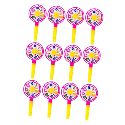 GARIOUANS Stück Windmühlenspielzeug Whistle Windmill Whistle Toy Cartoon-Pfeife Musikalisches Pfeifen Eltern-Kind-spielspielzeug Plastik Zufällige Farbe von GARIOUANS