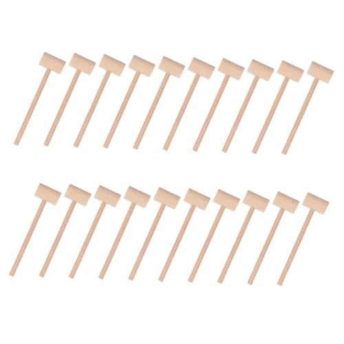 GARIOUANS 25 Stück Teiliges Holzspielzeug Mini Hammer aus Natürlichem Holz Leichte Langlebige Kinderhämmer zum Basteln Shellfish Knacken und Kreatives Rollenspiel für Kleinkinder GARIOUANS 25 Stück Teiliges Holzspielzeug Mini Hammer aus Natürlichem Holz Leichte Langlebige Kinderhämmer zum Basteln Shellfish Knacken und Kreatives Rollenspiel für Kleinkinder von GARIOUANS