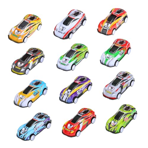 GARIOUANS 25Stücke Rückzieh Autos aus Desktop Auto Modell Dekoration Lernspielzeug für Vielseitig Einsetzbar für Innen und Außenspiele von GARIOUANS