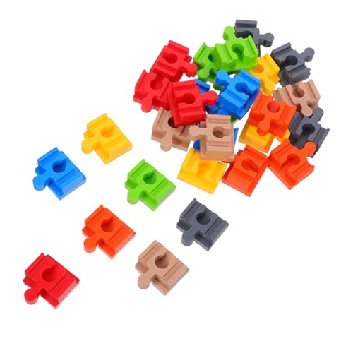 GARIOUANS 28 Stück Teiliges Kunststoff-schienenverbinder Holzspielzeug Kompatibel mit Holz-zugschienensystemen Stabile Verbindung Einfach Zusammenzubauen Pädagogisches Erweiterungszubehör GARIOUANS 28 Stück Teiliges Kunststoff-schienenverbinder Holzspielzeug Kompatibel mit Holz-zugschienensystemen Stabile Verbindung Einfach Zusammenzubauen Pädagogisches Erweiterungszubehör von GARIOUANS