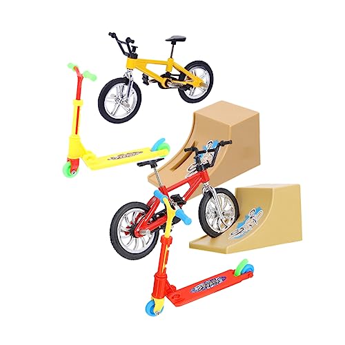 GARIOUANS 2Sätze Mini Spielset mit Rampen Tischspielzeug für Erwachsene Fördert Geschicklichkeit und Kreativität für Schreibtisch und Spielzimmer Teiliges von GARIOUANS