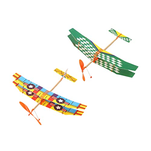 GARIOUANS 2Stücke Bildungsflugzeug Gummiband Segelflugzeuge für Einfach zu Montieren Fördert Hand Augen Koordination und Kreativität Zufällige Muster GARIOUANS 2Stücke Bildungsflugzeug Gummiband Segelflugzeuge für Einfach zu Montieren Fördert Hand Augen Koordination und Kreativität Zufällige Muster von GARIOUANS
