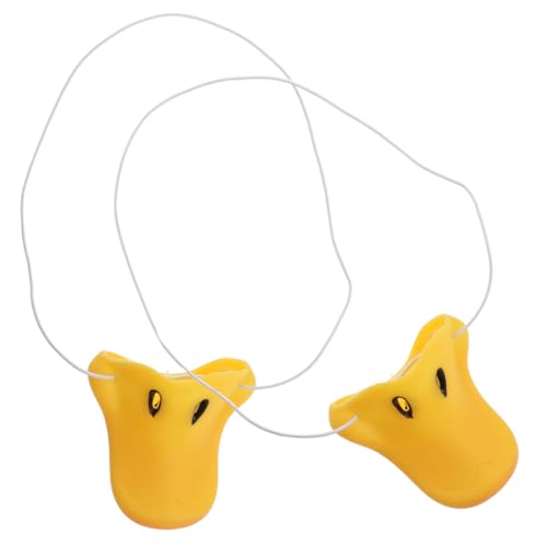 GARIOUANS 2Stücke Cosplay Entennasen Requisiten aus Stabilem Vinyl für Halloween Mottopartys und Waschbar und Wiederverwendbar Kreatives Zubehör für Unvergessliche Auftritte GARIOUANS 2Stücke Cosplay Entennasen Requisiten aus Stabilem Vinyl für Halloween Mottopartys und Waschbar und Wiederverwendbar Kreatives Zubehör für Unvergessliche Auftritte von GARIOUANS