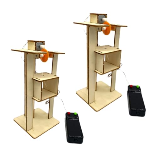 GARIOUANS 2Stücke DIY Holz Aufzüge Puzzle für Lernspielzeug zur Praktischer Fähigkeiten und Kreativität für Grundschüler Wissenschaftliche Experimente und Bausätze GARIOUANS 2Stücke DIY Holz Aufzüge Puzzle für Lernspielzeug zur Praktischer Fähigkeiten und Kreativität für Grundschüler Wissenschaftliche Experimente und Bausätze von GARIOUANS