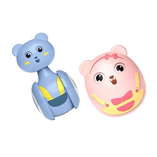 GARIOUANS 2Stücke Entzückende Tumbler Spielzeuge Cartoon Becher Mit Licht Und Geräuschen Für Kindergeburtstage Und Feiertage Sicher Und Hautfreundlich von GARIOUANS