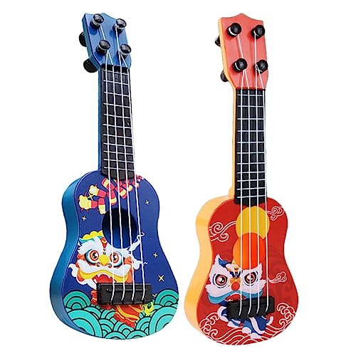 GARIOUANS 2Stücke Mini Gitarre für Teiliges Ukulele Kleine Musiker und Anfänger Musikalisches Lernspielzeug für Jungen GARIOUANS 2Stücke Mini Gitarre für Teiliges Ukulele Kleine Musiker und Anfänger Musikalisches Lernspielzeug für Jungen von GARIOUANS