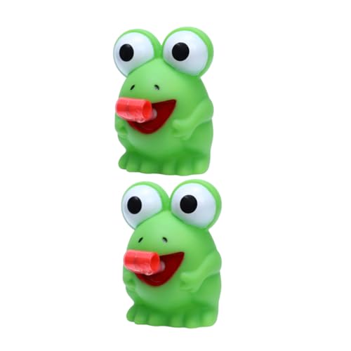 GARIOUANS 2Stücke Quetschspielzeug Tiere Lustige Cartoon Frosch Designs für Stressabbau Partygeschenk und Sensorisches für Erwachsene Jede von GARIOUANS