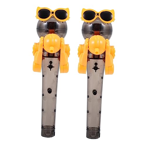 GARIOUANS 2Stücke Roboter Lollipop Halter Aus Kunststoff Lustiges Zur Aufbewahrung Von Süßigkeiten Dekompression Für Jungen Und Kreative Geschenkidee von GARIOUANS