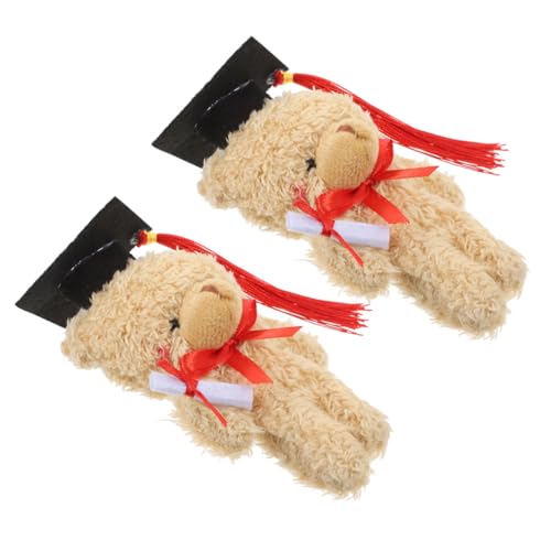 GARIOUANS 2pcs Abschlussbär Für Entzückende Doktorbär Stofftiere Für Abschlusssaison -abschlussgeschenk Für Studenten Weiche Plüsch Für Abschlussfeierlichkeiten Und Partys von GARIOUANS