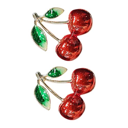 GARIOUANS 2pcs Süße Legierung Kirsch Brosche Stifte Frauen Sicherheitsstifte Kragenstifte Hochzeit Brosche Pins Mode Früchte Brosche Dekorative Sicherheitsstifte GARIOUANS 2pcs Süße Legierung Kirsch Brosche Stifte Frauen Sicherheitsstifte Kragenstifte Hochzeit Brosche Pins Mode Früchte Brosche Dekorative Sicherheitsstifte von GARIOUANS