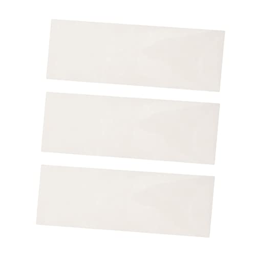 GARIOUANS 3 Blätter Teiliges Fingerboard Grip Tape Selbstklebende Antirutsch Schaumpads Flexible Elastische Skid Aufkleber Transparent Austauschbar für Verbesserten Halt und Dämpfung von GARIOUANS