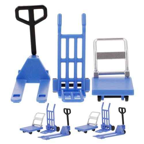 GARIOUANS 3 Sätze Miniature Construction Tool Models Hand Trolley Forklift und Plattformwagen für Puppenhaus Detailreiche Spielzeuge mit Verschiedenen Werkzeugen für Kreative Szenen und GARIOUANS 3 Sätze Miniature Construction Tool Models Hand Trolley Forklift und Plattformwagen für Puppenhaus Detailreiche Spielzeuge mit Verschiedenen Werkzeugen für Kreative Szenen und von GARIOUANS