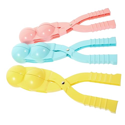 GARIOUANS 3 Stück Großes Schneeballmacher Ergonomische Kunststoffzange für Outdoor für Schneetage Schützt vor Frostbeulen für Winteraktivitäten Zufällige Farbe GARIOUANS 3 Stück Großes Schneeballmacher Ergonomische Kunststoffzange für Outdoor für Schneetage Schützt vor Frostbeulen für Winteraktivitäten Zufällige Farbe von GARIOUANS