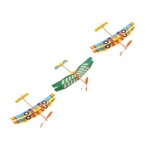 GARIOUANS 3 Stück Gummiband Betriebene Flugzeugmodelle für Lustige Spielzeuge Schaumstoffgleiter für Interaktives im Freien für Jungen und Mädchen GARIOUANS 3 Stück Gummiband Betriebene Flugzeugmodelle für Lustige Spielzeuge Schaumstoffgleiter für Interaktives im Freien für Jungen und Mädchen von GARIOUANS