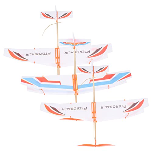 GARIOUANS 3 Stück Gummibandflugzeuge für Kinder Lustige 3D Flugzeugmodelle für Spiel und Wettbewerb Leicht und Transportabel für Aktivitäten im Freien und Geburtstagsgeschenke GARIOUANS 3 Stück Gummibandflugzeuge für Kinder Lustige 3D Flugzeugmodelle für Spiel und Wettbewerb Leicht und Transportabel für Aktivitäten im Freien und Geburtstagsgeschenke von GARIOUANS