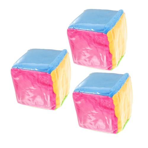 GARIOUANS 3 Stück Jumbo Würfel Lernspielzeug für Weiche Bunte Würfel mit Einsteckkartenfächern Pädagogisches für Frühe Bildung Familienaktivitäten und Matheunterricht von GARIOUANS