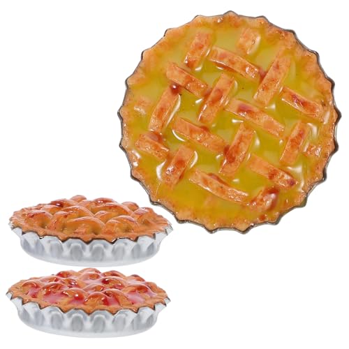 GARIOUANS 3stücke Teiliges Miniatur Dessert Modell Realistische Puppenhaus Pies Für Haus Küche Als Spielzeug Dekoration Und Fotografie Requisiten von GARIOUANS