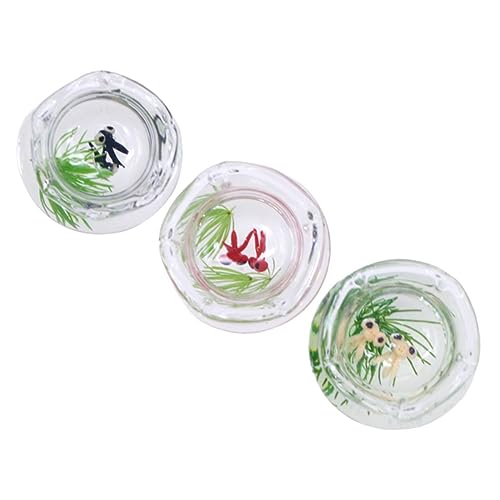 GARIOUANS 3 Stück Miniaturisierte Fischschalen für Puppenhäuser Dekorative Aquarien Accessoires und Dekoration für Lebendige Landschaften und Tischdeko GARIOUANS 3 Stück Miniaturisierte Fischschalen für Puppenhäuser Dekorative Aquarien Accessoires und Dekoration für Lebendige Landschaften und Tischdeko von GARIOUANS