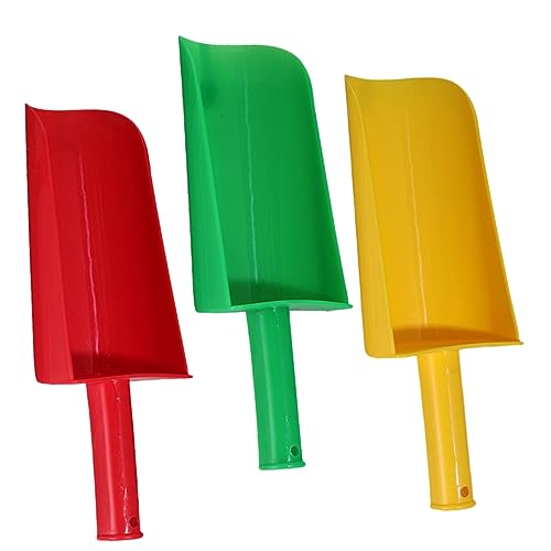GARIOUANS 3 Stück Sandspielzeug Teiliges Schaufeln für Strand Leicht und für Sommerliche Outdoor Aktivitäten und Kreatives im Sandkasten Zufällige Farbe von GARIOUANS