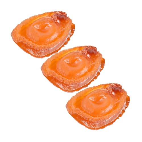 GARIOUANS 3 Stück Teiliges Abalone Modell aus Leichtem PVC Realistische Meeresfrüchte Deko für Fotografie Restaurant und Museum Langlebige Simulation Gefälschte Abalone Kompakt und Praktisch von GARIOUANS