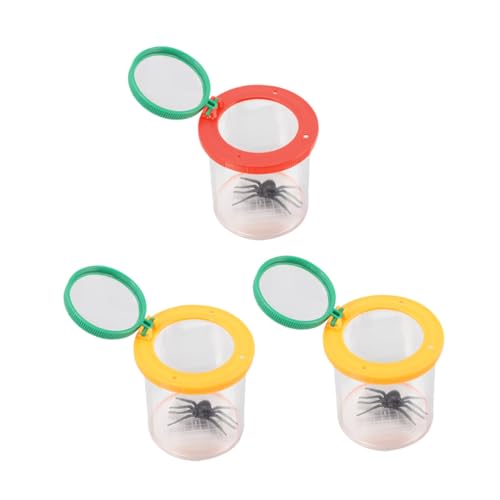 GARIOUANS 3 Stück Teiliges Insektenbeobachtungsset mit Vergrößerungslupe und Durchsichtigem Deckel Outdoor Lernspielzeug zur Naturerkundung und Wissenschaftlicher Neugier bei Mädchen und GARIOUANS 3 Stück Teiliges Insektenbeobachtungsset mit Vergrößerungslupe und Durchsichtigem Deckel Outdoor Lernspielzeug zur Naturerkundung und Wissenschaftlicher Neugier bei Mädchen und von GARIOUANS