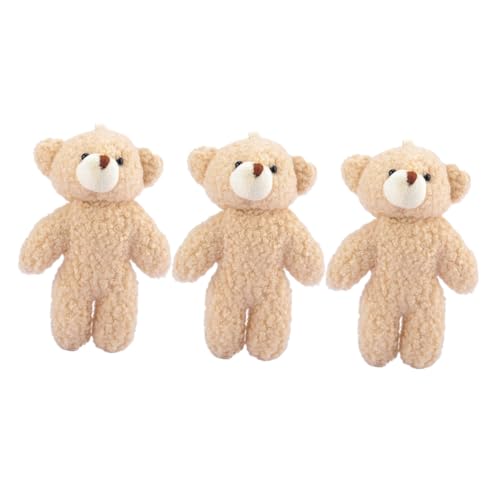 GARIOUANS 3 Stück Teiliges Plüschbär Schlüsselanhänger Weiche Kuscheltier Anhänger für Taschen Niedliche Cartoon Bär Figuren Vielseitige Bag Charms für Erwachsene GARIOUANS 3 Stück Teiliges Plüschbär Schlüsselanhänger Weiche Kuscheltier Anhänger für Taschen Niedliche Cartoon Bär Figuren Vielseitige Bag Charms für Erwachsene von GARIOUANS