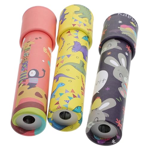 GARIOUANS 3 Stück Teiliges aus Papier Bunte Kinderkaleidoskope Kognitive Lernspielzeuge für Jungen und Mädchen für Geburtstagsgeschenk und Kindergeburtstag GARIOUANS 3 Stück Teiliges aus Papier Bunte Kinderkaleidoskope Kognitive Lernspielzeuge für Jungen und Mädchen für Geburtstagsgeschenk und Kindergeburtstag von GARIOUANS
