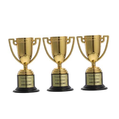 GARIOUANS 3 Stück kleine Trophäe vergeben Partyartikel für Golf-Trophäen Teilnahme Trophäe Mini -Stifte Mini Taschenlampen große Trophäe Mini-Medaillen Plastik Golden Wiederverwendbar GARIOUANS 3 Stück kleine Trophäe vergeben Partyartikel für Golf-Trophäen Teilnahme Trophäe Mini -Stifte Mini Taschenlampen große Trophäe Mini-Medaillen Plastik Golden Wiederverwendbar von GARIOUANS