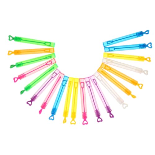 GARIOUANS 30 Stück Leere Seifenblasenstäbe für Bunte Mini für Partys Hochzeiten und DIY Seifenblasen GARIOUANS 30 Stück Leere Seifenblasenstäbe für Bunte Mini für Partys Hochzeiten und DIY Seifenblasen von GARIOUANS